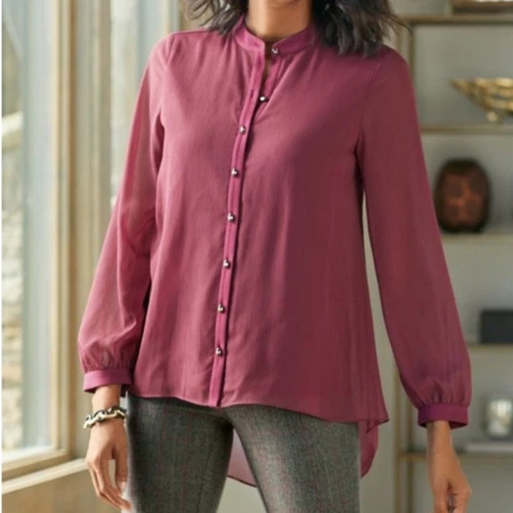 Soft Surroundings L Capizzi Top NWT $90